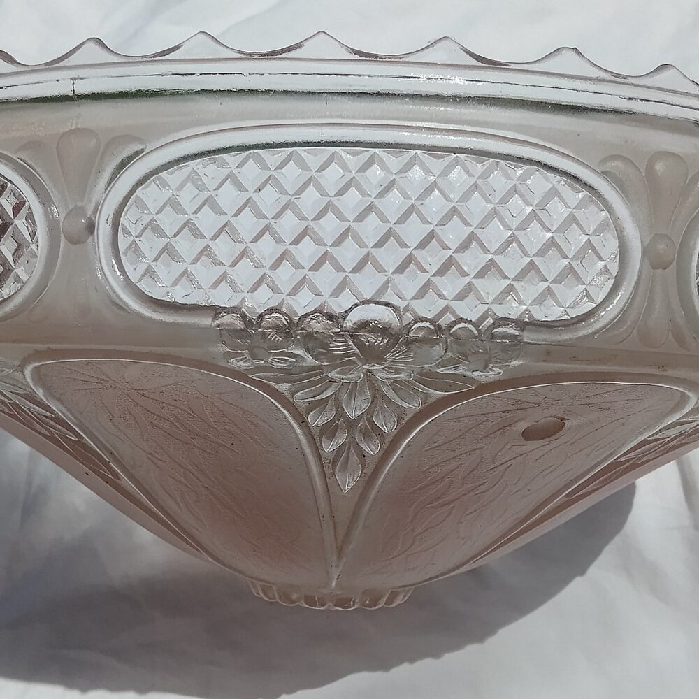 Antique glass lamp shade